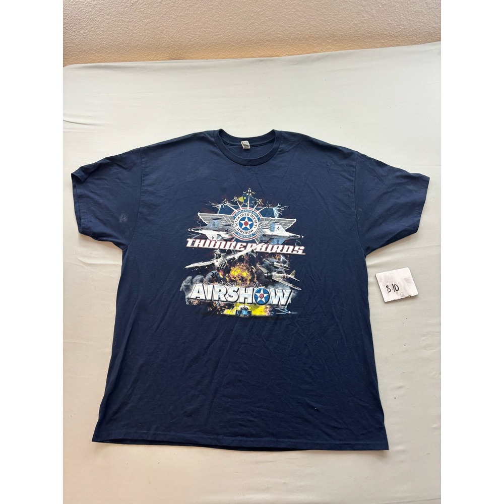 Gildan DryBlend Wings Over Houston Airshow US Air Force Thunderbirds T-Shirt 2XL